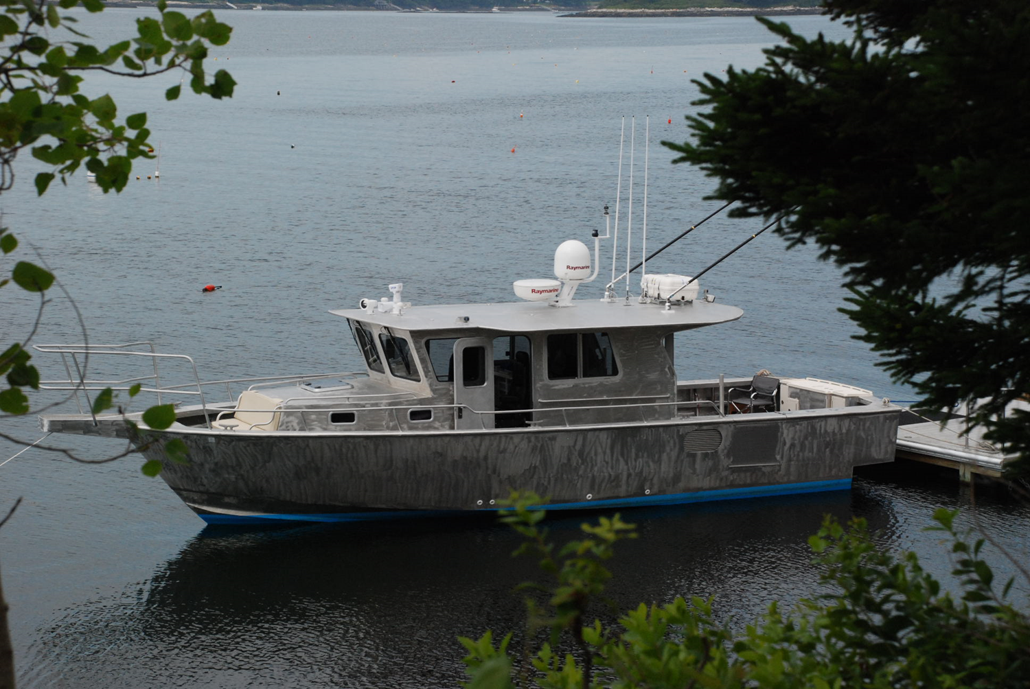 Ray Hunt Design 35' Aluminum Fishing Boat