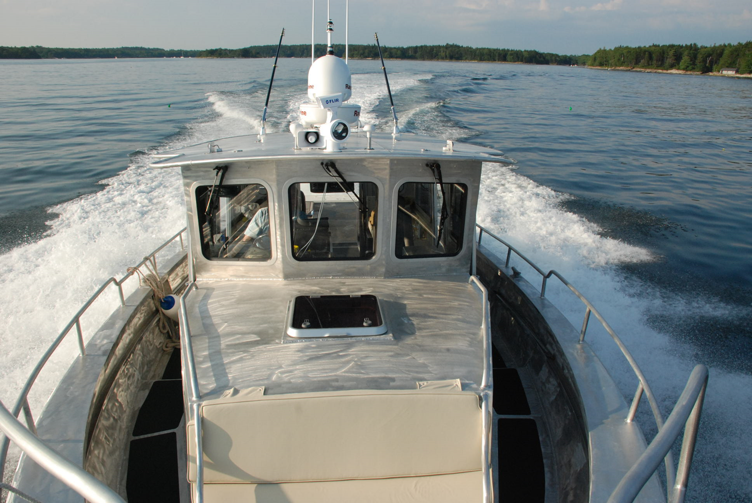 Ray Hunt Design 35' Aluminum Fishing Boat