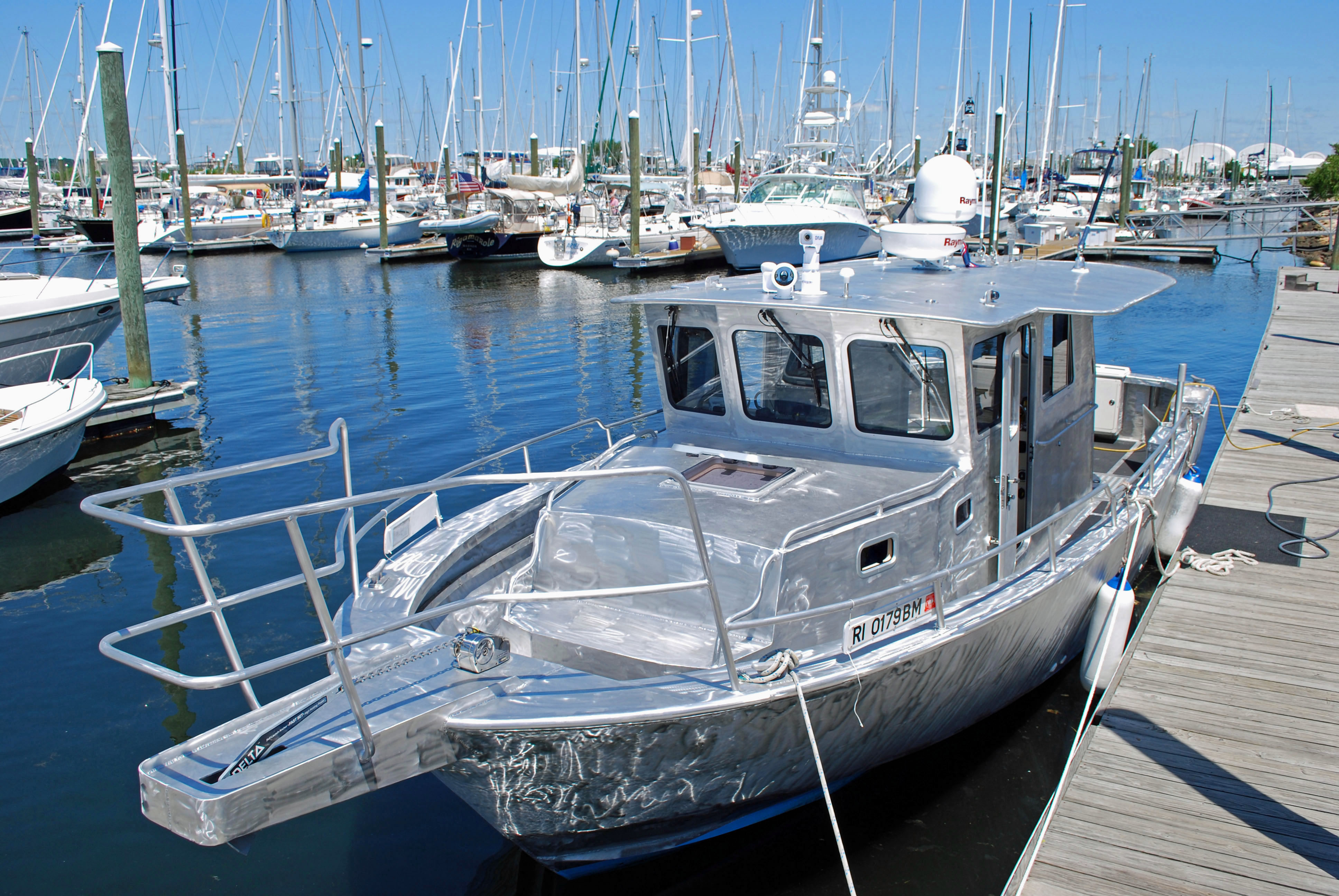 Ray Hunt Design 35' Aluminum Fishing Boat