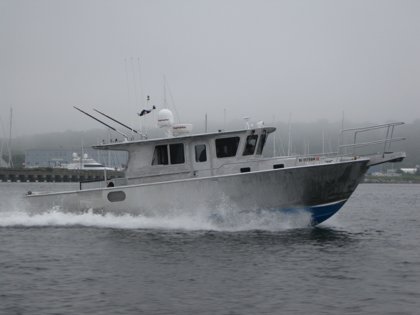 Ray Hunt Design | Custom Yachts Up To 70 Feet | 35' Aluminum Fishing Boat