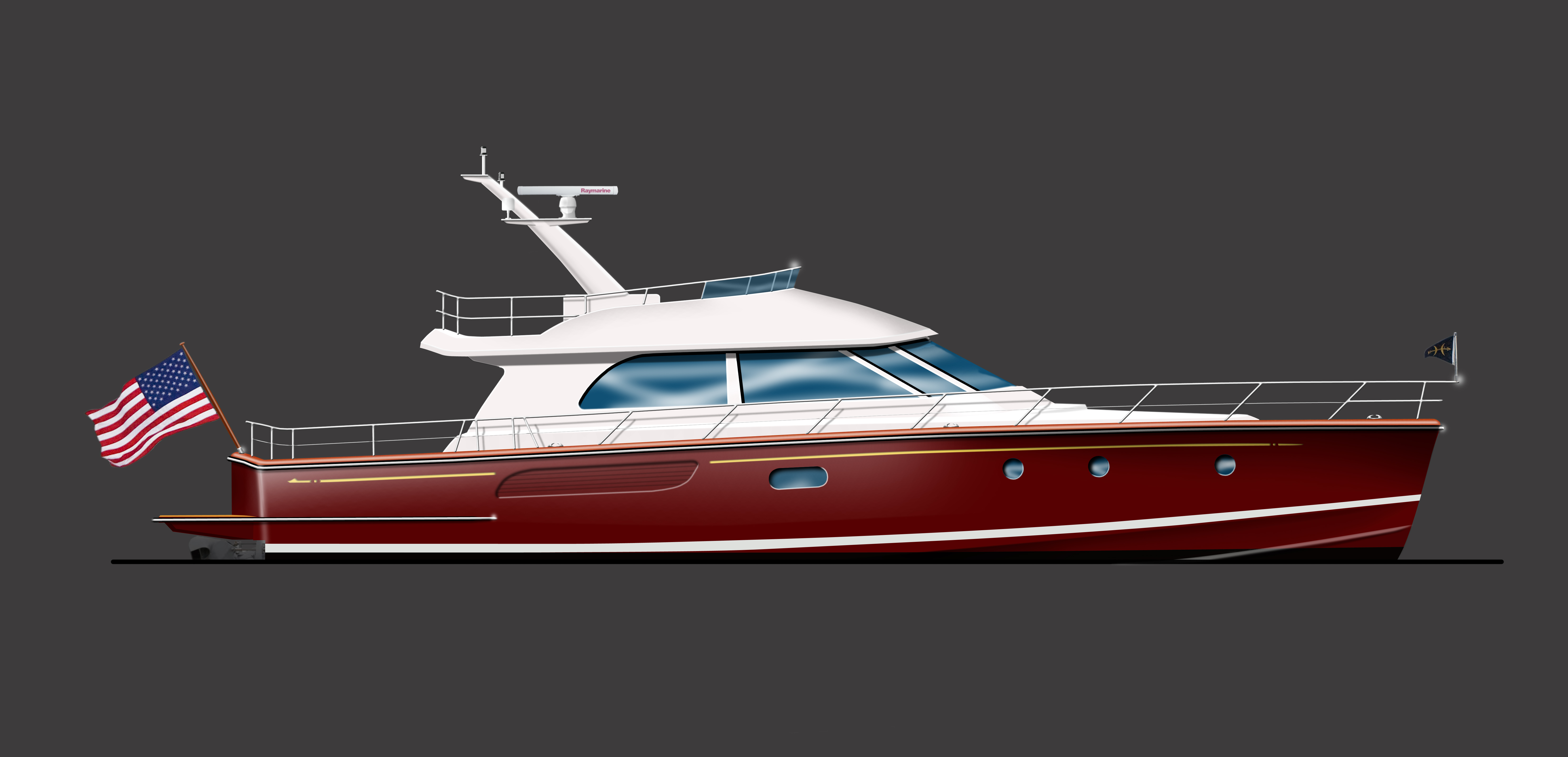 Ray Hunt Design 70' Custom Powerboat