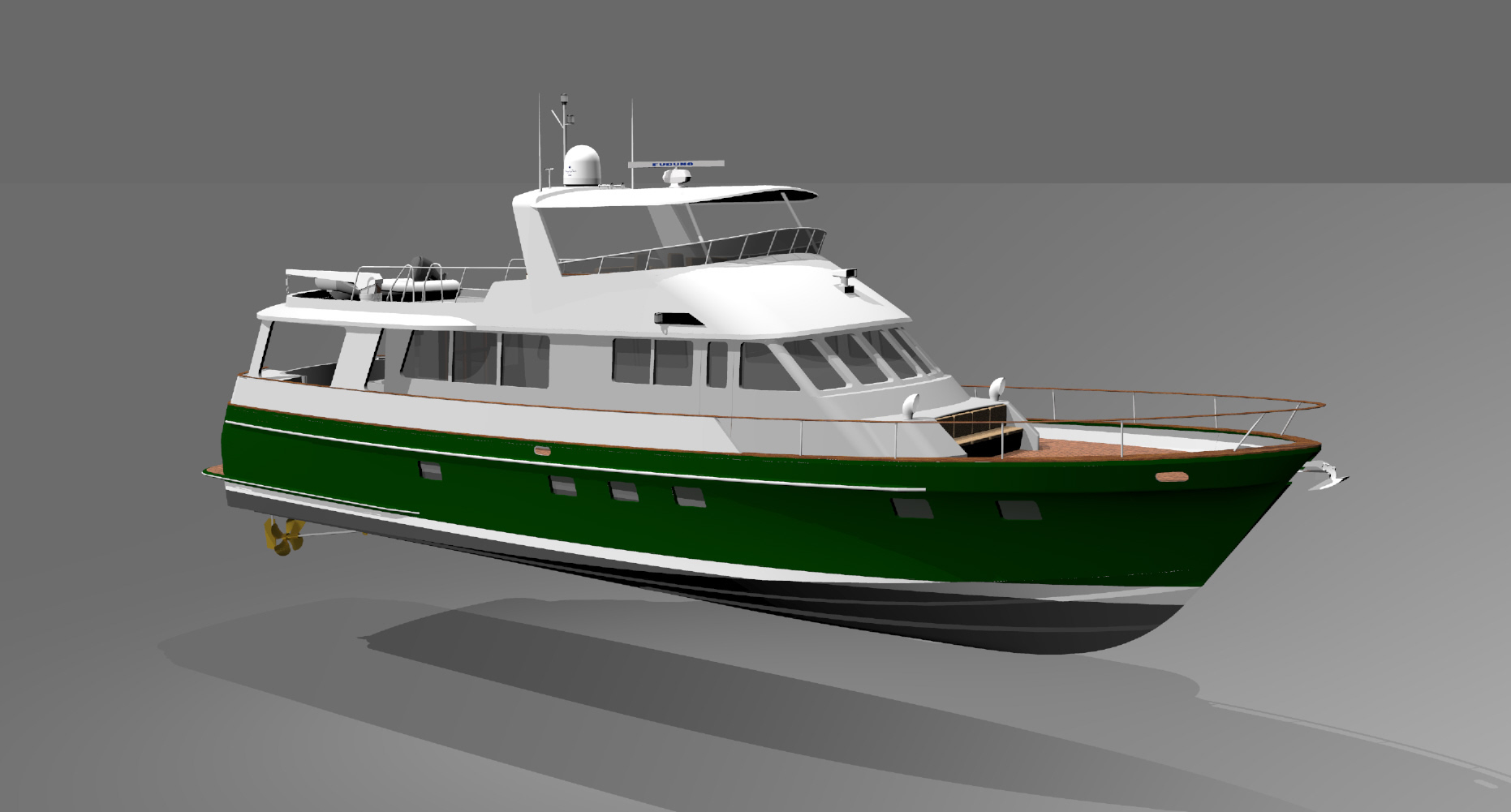 Ray Hunt Design 79' Motor Yacht
