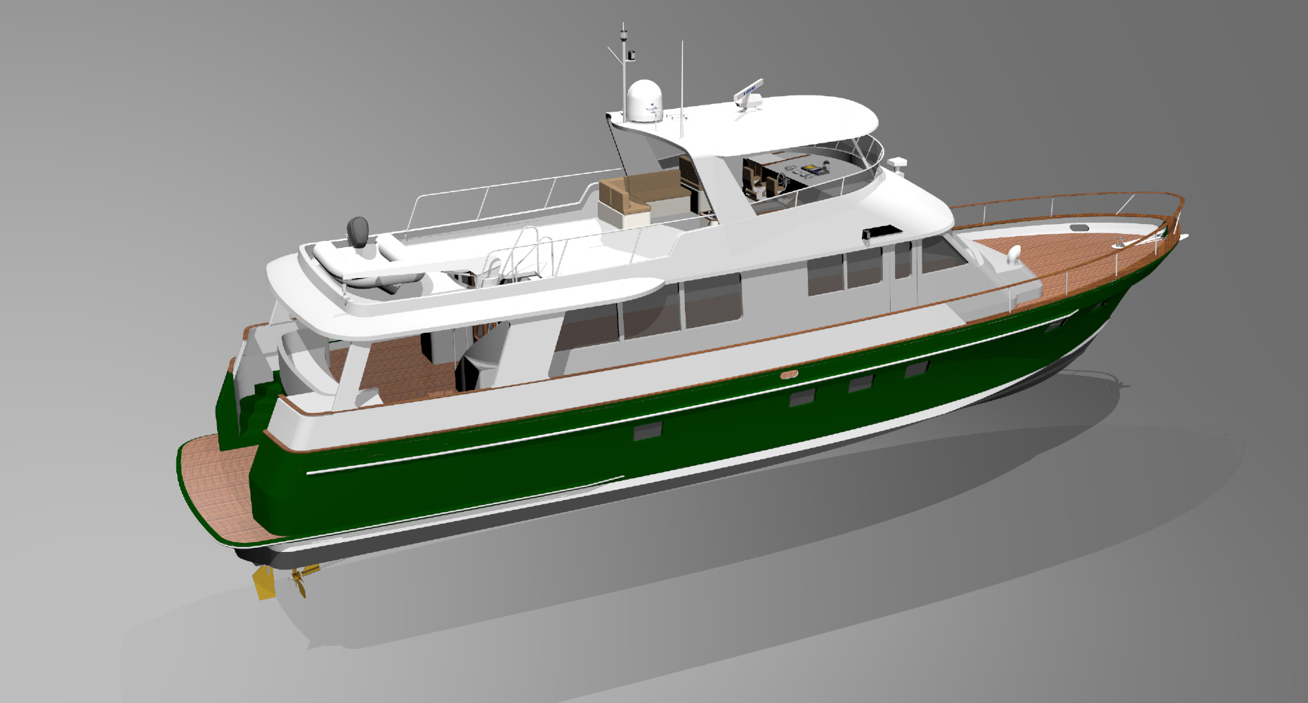 Ray Hunt Design 79' Motor Yacht