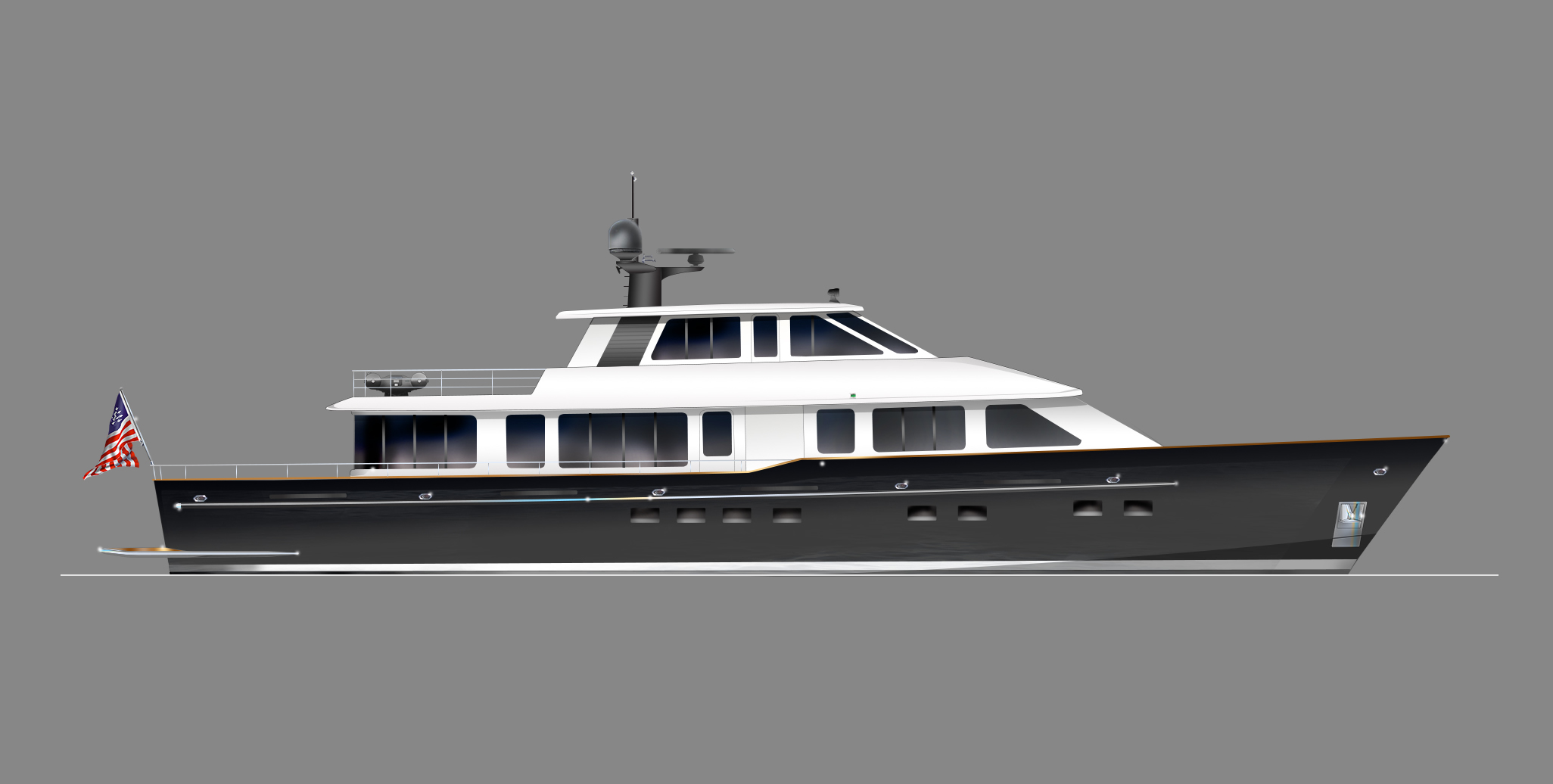 Ray Hunt Design 96' Custom Motoryacht