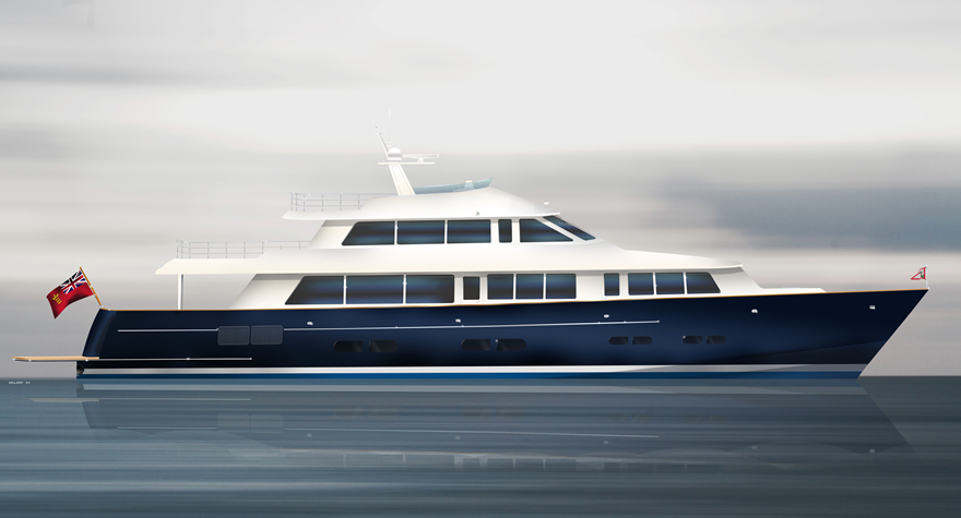 Ray Hunt Design 120ft Custom Motoryacht