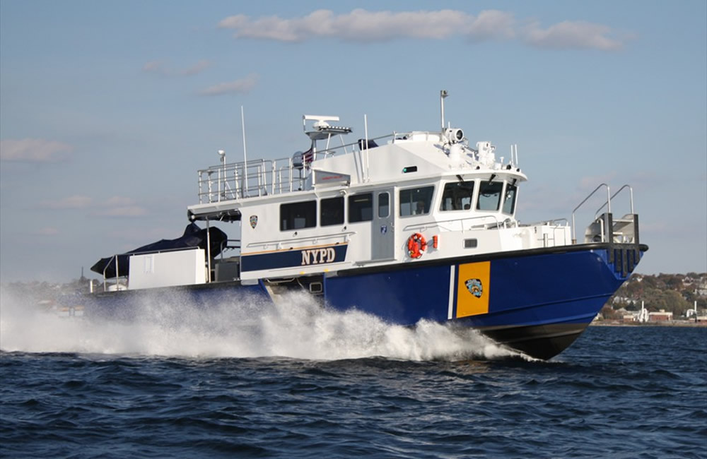 Ray Hunt Design NYPD SCUBA Team 61' Dive Boat