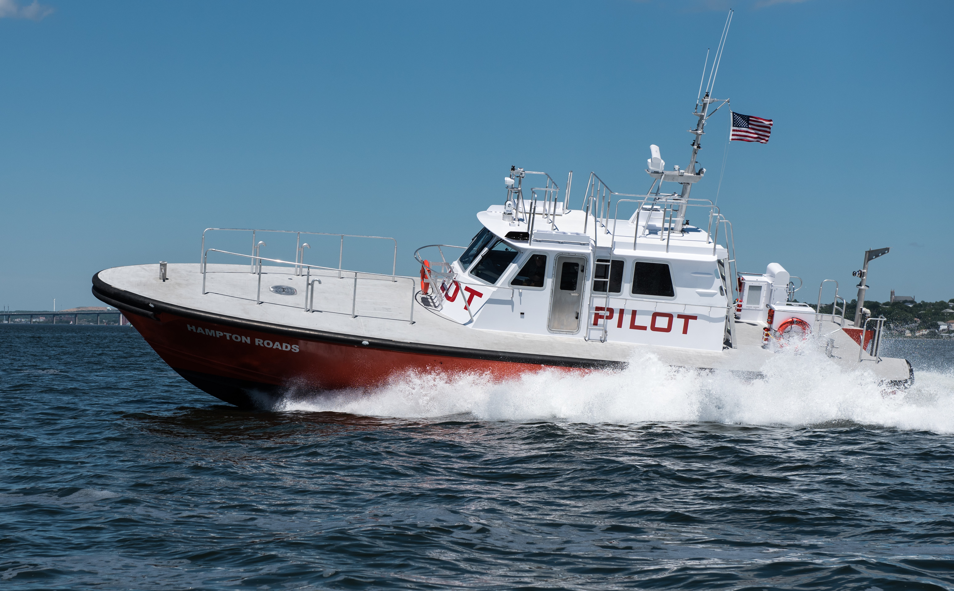 Ray Hunt Design 56' Virginia IPS Aluminum Pilot Boat