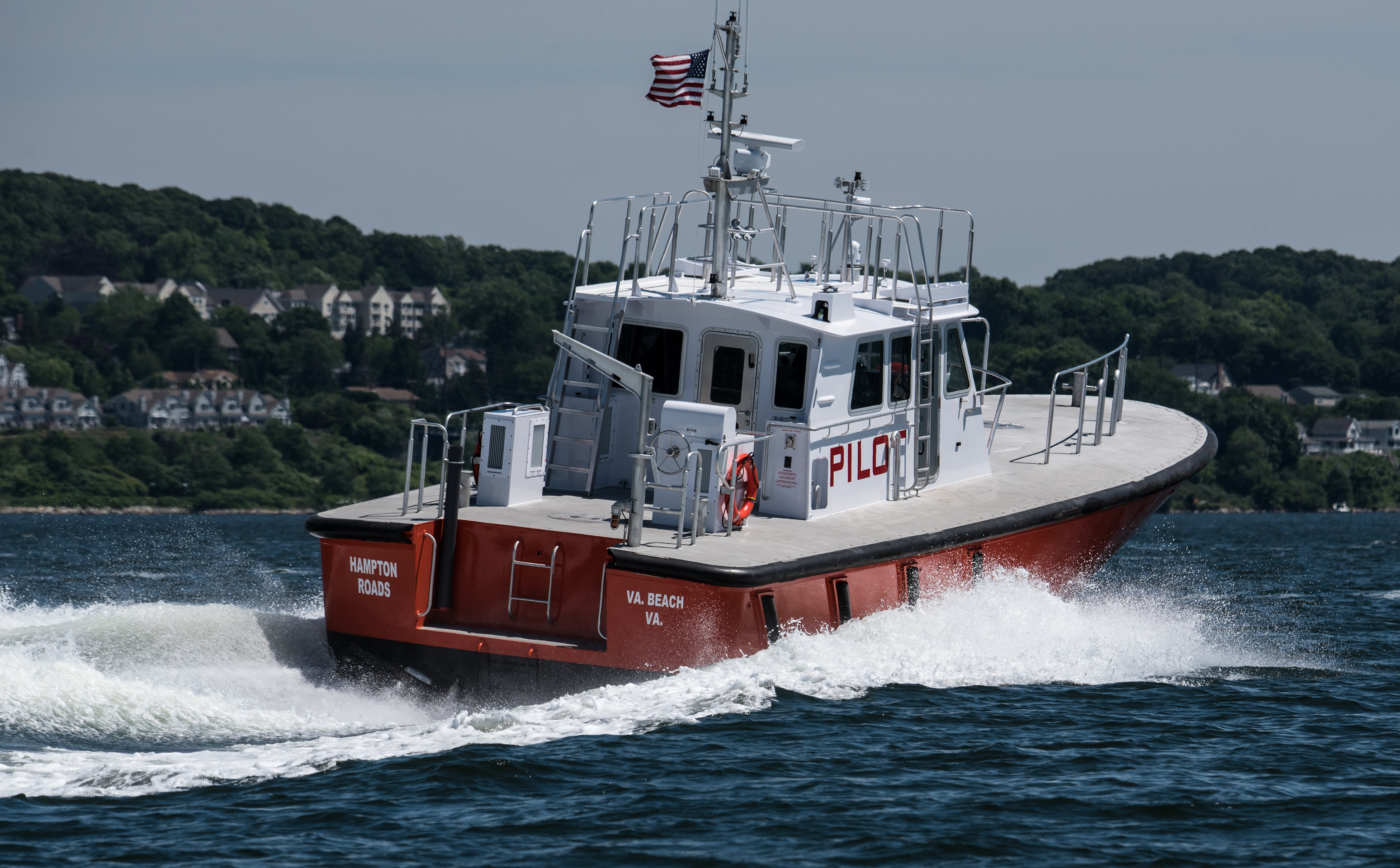 Ray Hunt Design 56' Virginia IPS Aluminum Pilot Boat