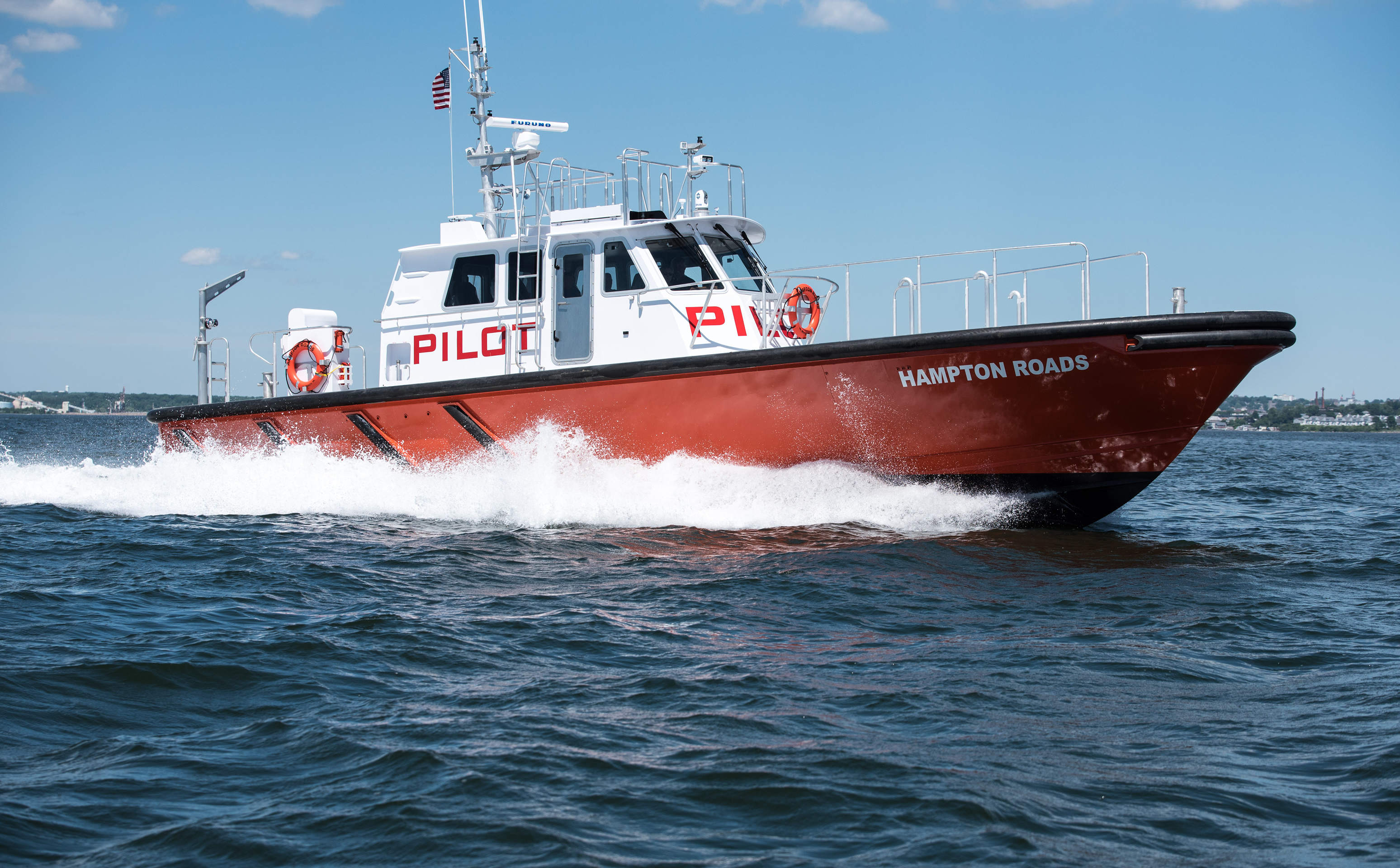 Ray Hunt Design 56' Virginia IPS Aluminum Pilot Boat