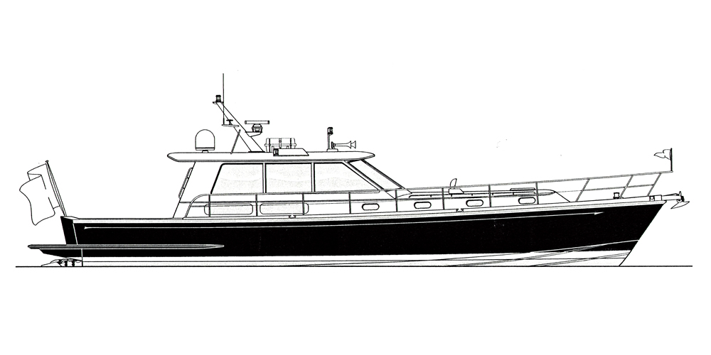 Ray Hunt Design 54' Express Cruiser