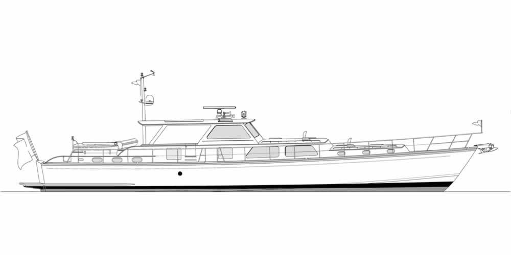 Ray Hunt Design 90' Express Cruiser