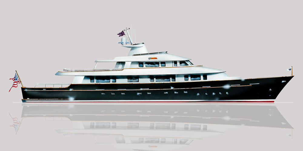 Ray Hunt Design 140' New Classic American Motor Yacht