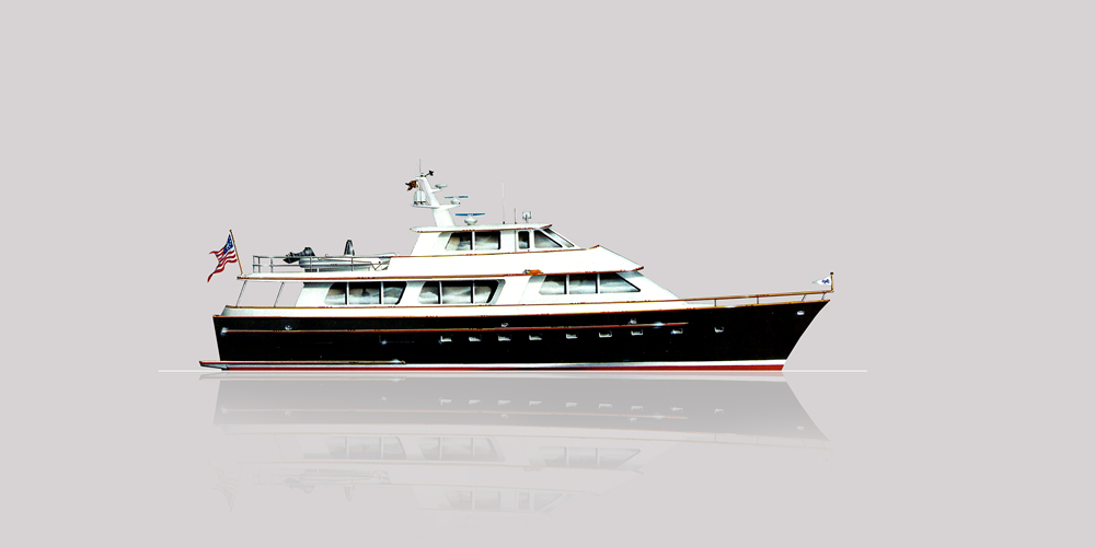 Ray Hunt Design 85' New Classic American Motor Yacht