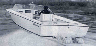Ray Hunt Design 21' Production Built Runabout